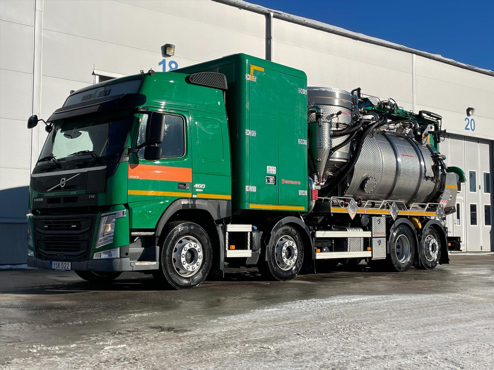 Lastbil Volvo FM 460 8x2 Torrsug Euro6 | Cappellotto
