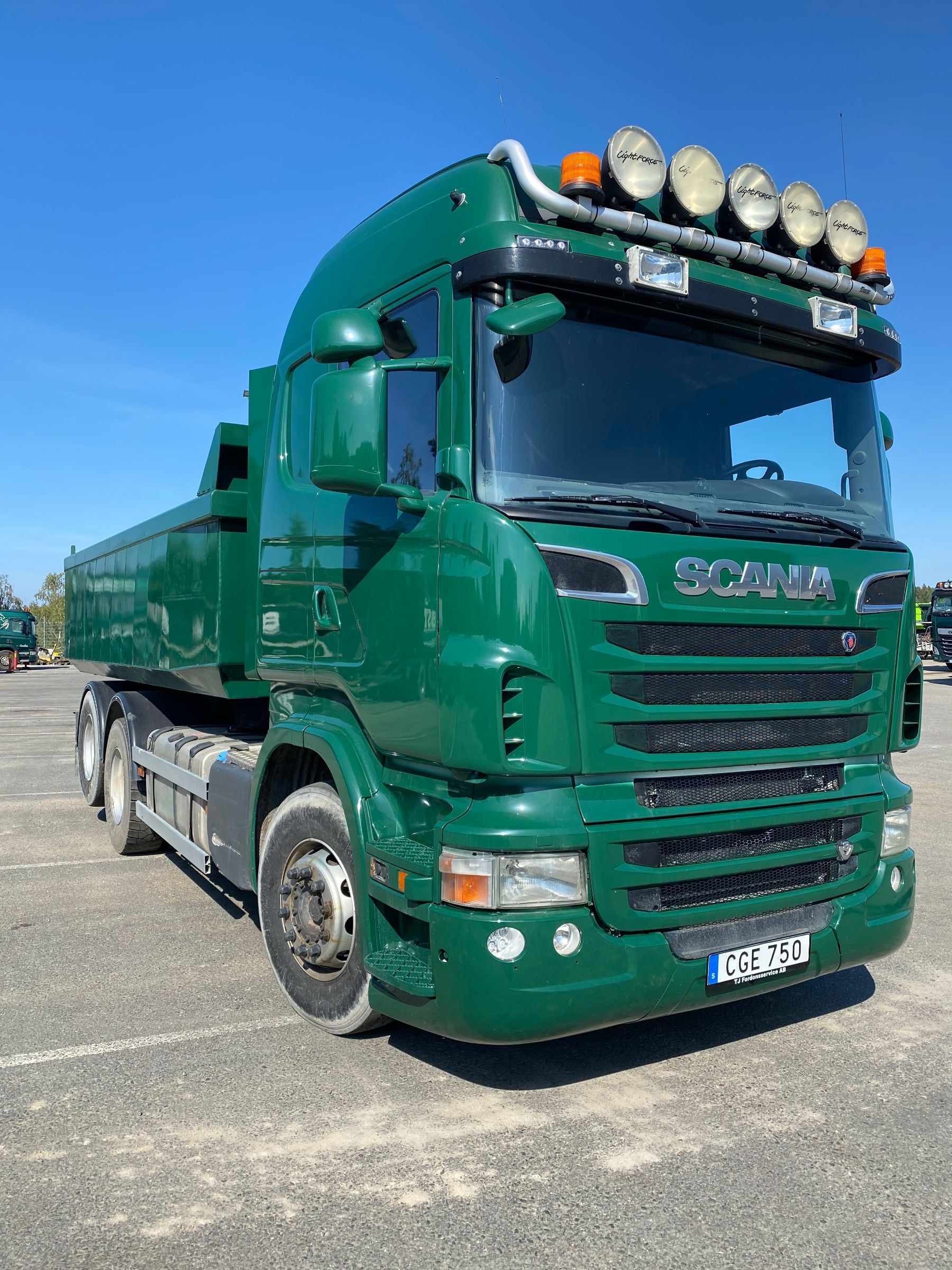 Lastbil Scania R620 V8 Dumper med "nytt" VBG drag