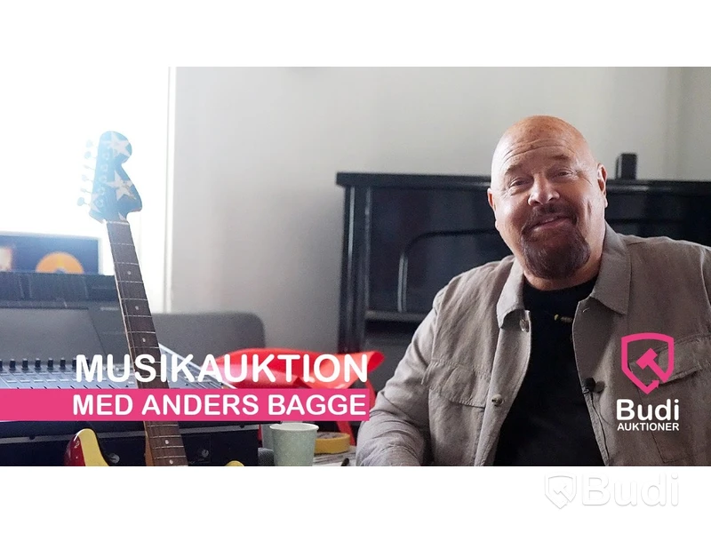 Anders Bagge’s music equipment up for auction on Budi