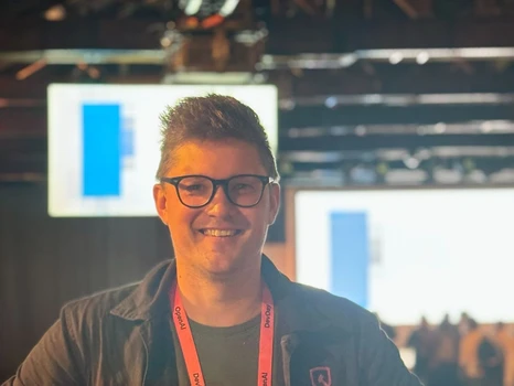 Budi at OpenAI's developer conference in London