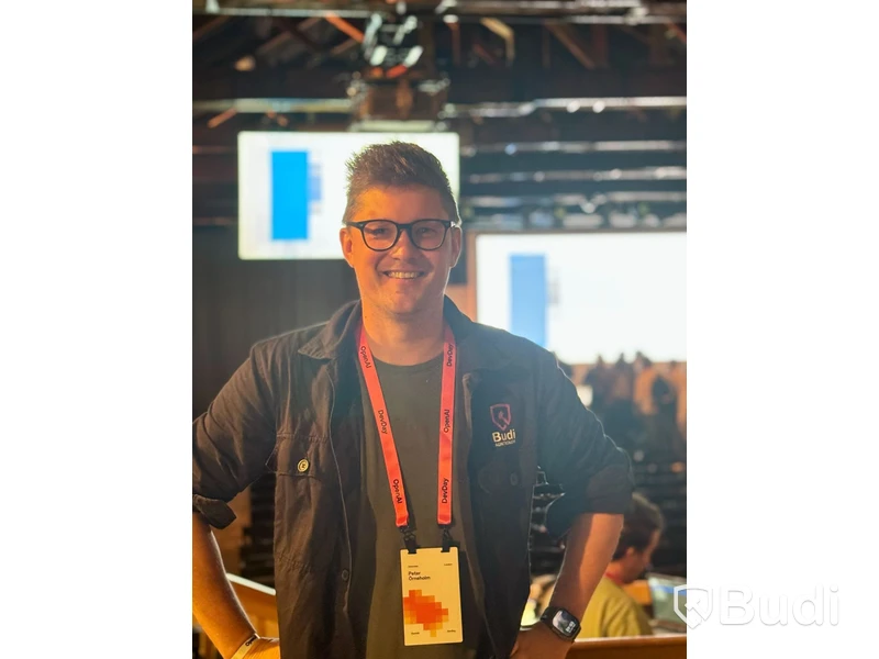 Budi at OpenAI's developer conference in London